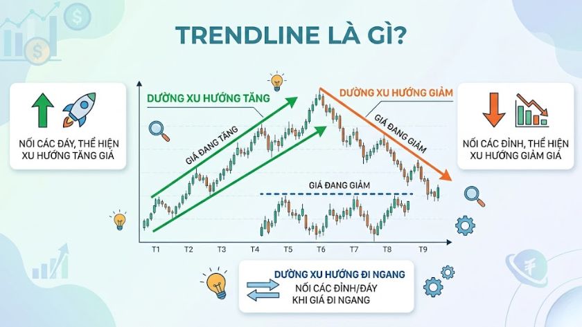 Tìm hiểu Trendline là gì